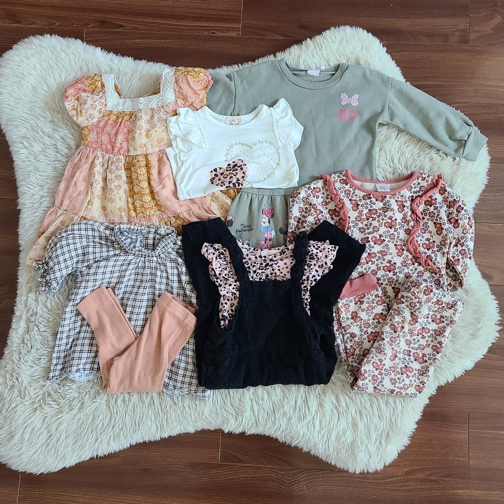 Bundle of clothes for toddler girls 2T